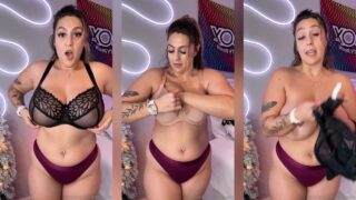 XOXO T Bra Try On